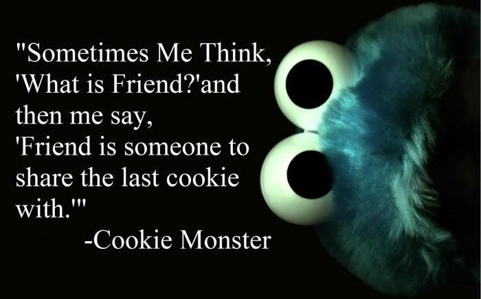 Cookie Monster te uči što je prijateljstvo