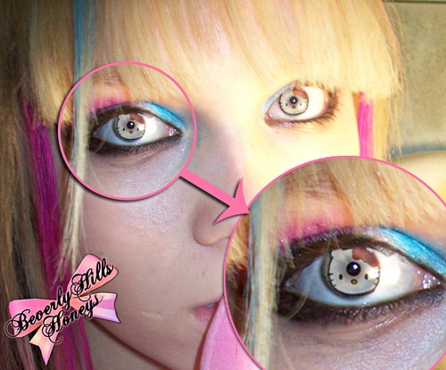 Hello Kitty kontaktne leće za male ludačice