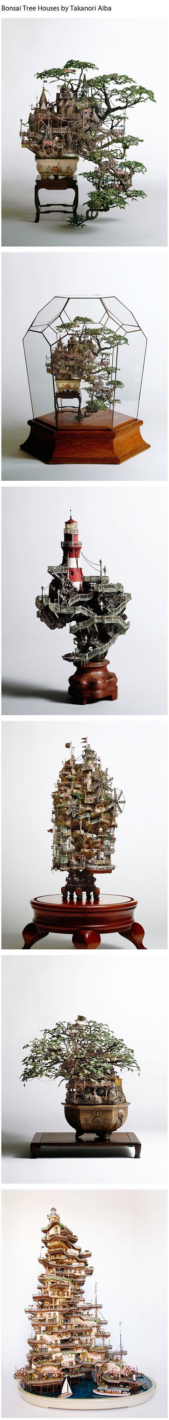 Bonsai kućice na drvetu