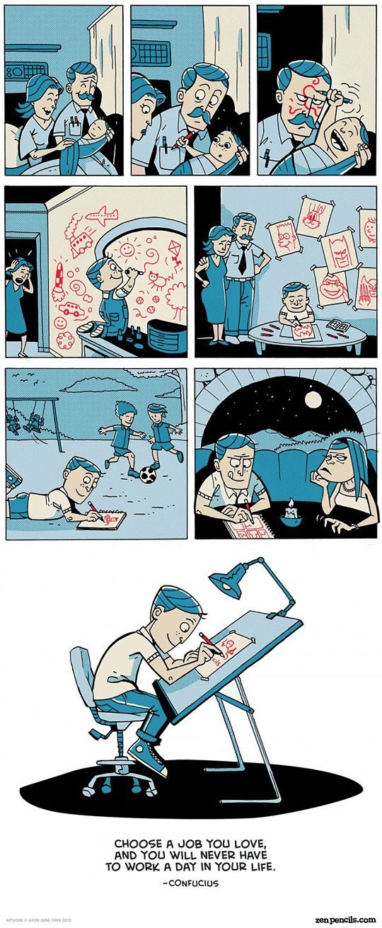 Izaberi posao koji voliš i nikad neće raditi