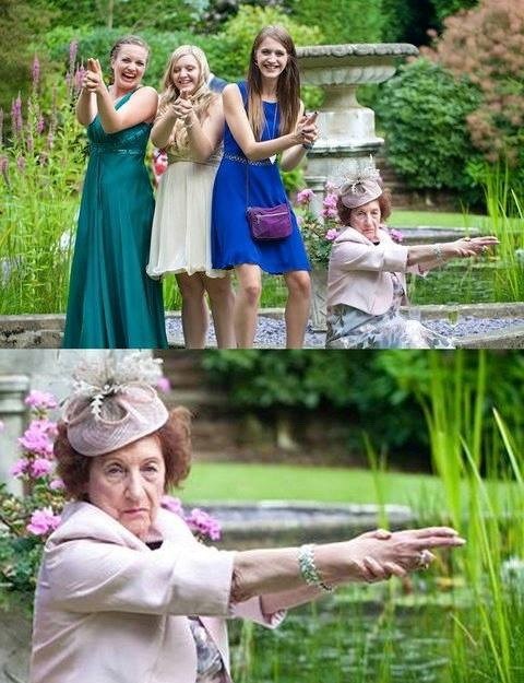 Bakica se totalno getdaunala na svadbi:D