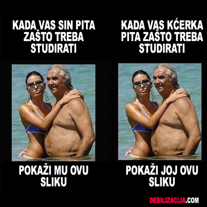 Kada vas djeca pitaju zašto treba studirati