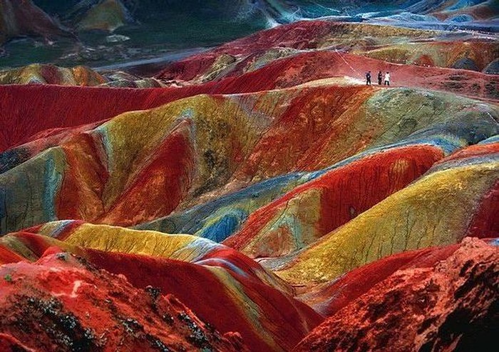 Zhangye, Kina - šarene stijene
