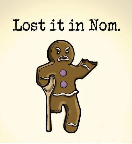 Nom, nom, nom... žderonja osakatio keksić