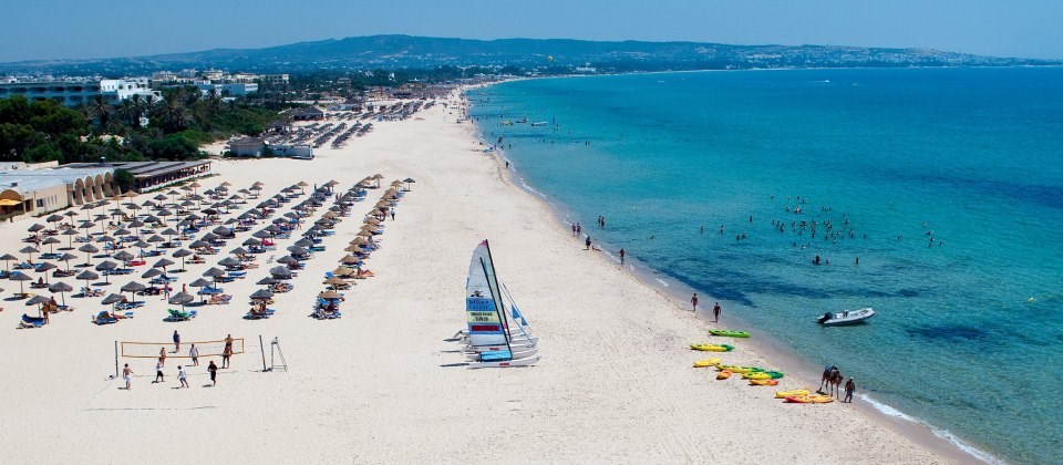 Plaža stvorena za izležavanje - Sousse, Tunis