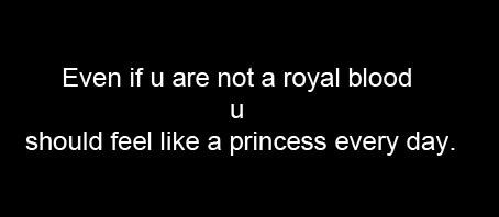 Budi uvijek princeza...