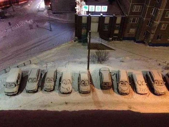 Nekome je na ovom parkiralištu bilo jako zabavno :)