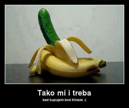 Banane iz kineskog dućana