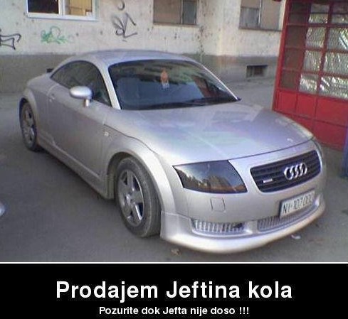 Prodajem JEFTIN auto, požurite!