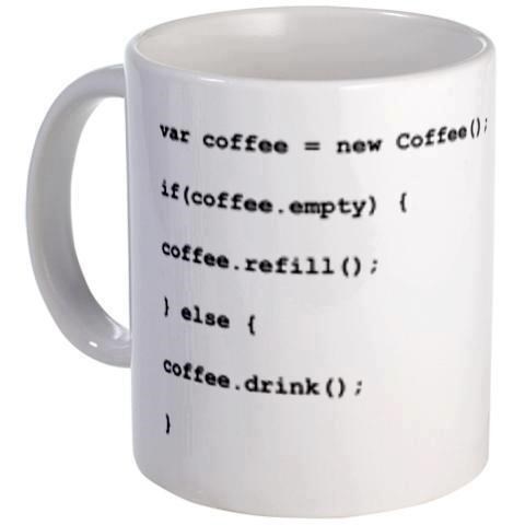 Programerska šalica za kavu