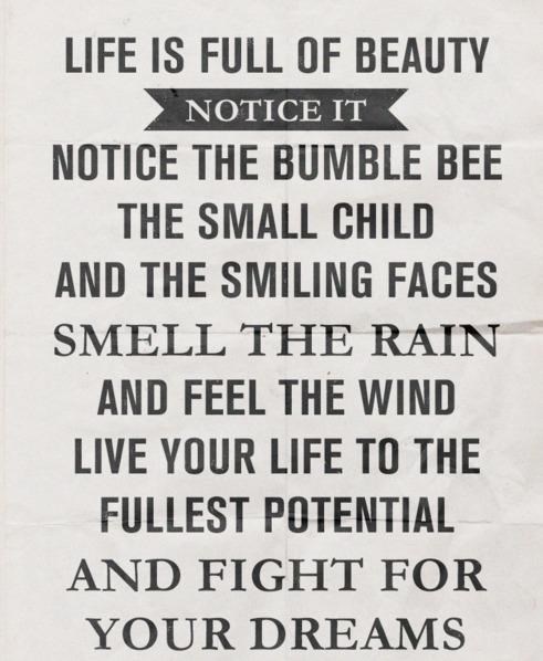 Život je prekrasan, samo otvori oči i bit ćeš toga svjestan