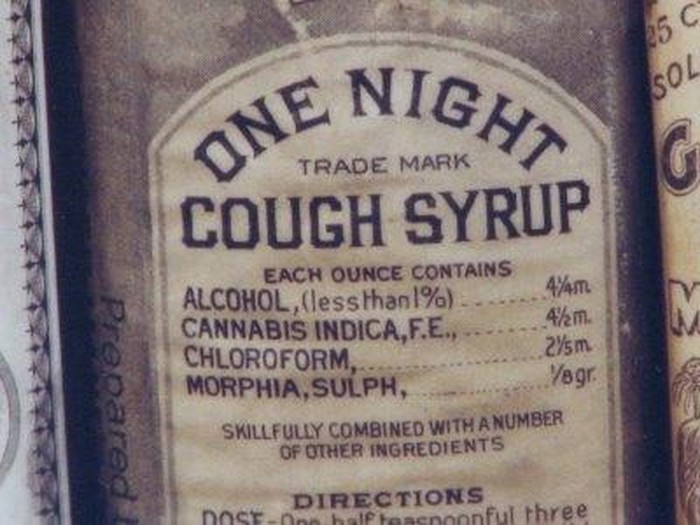 Naj sirup za kašalj: Alkohol + trava + kloroform + morfij