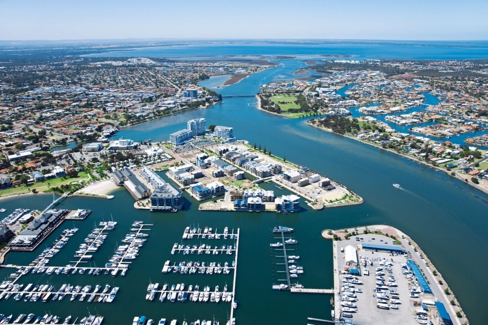 Mandurah, Australija - grad na vodi