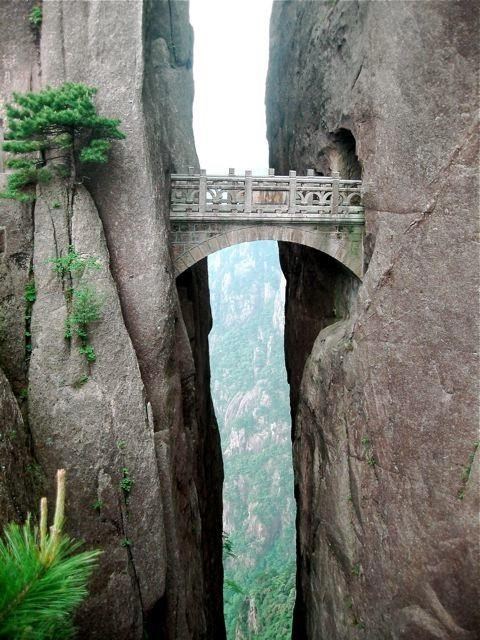 Most besmrtnika - Huangshan, Kina