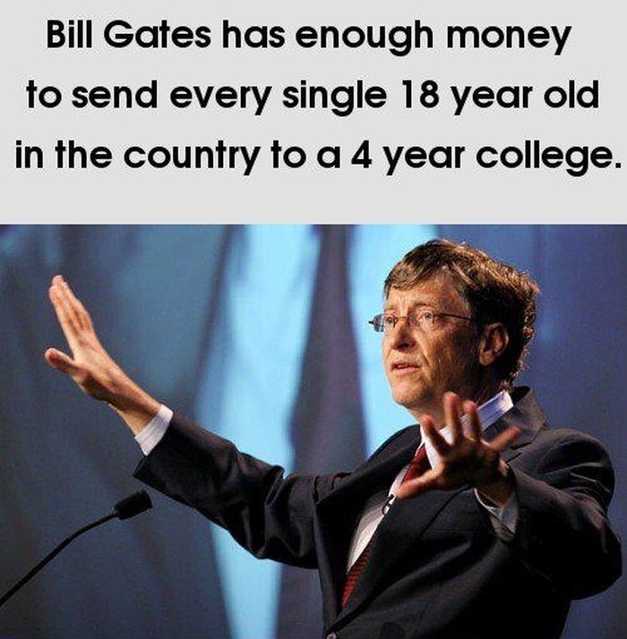 Gates bi mogao školovati cijelu Ameriku