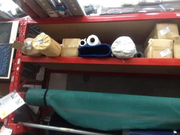 Cookie Monster te gleda!