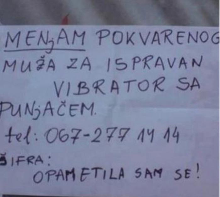 Mijenja muža za vibrator, opametila se!