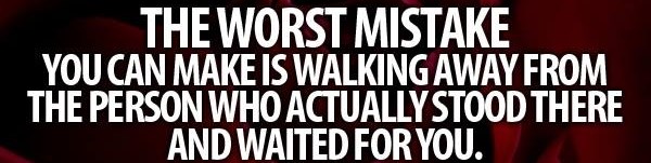 Najgora greška koju možeš napraviti u životu