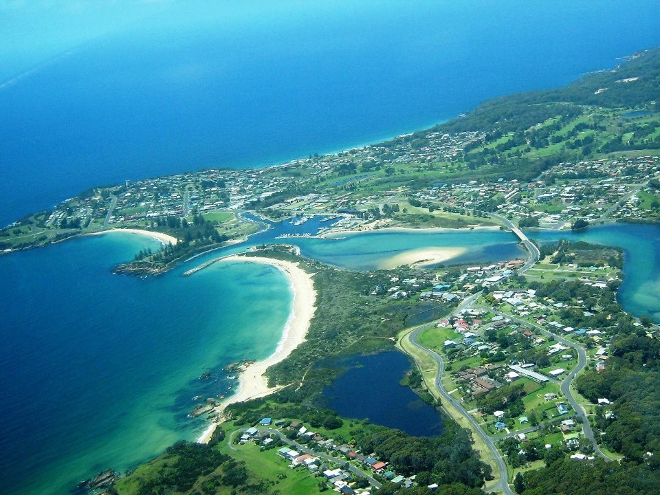 Bermagui, Australija - spoj mora, zelenila i tirkiza
