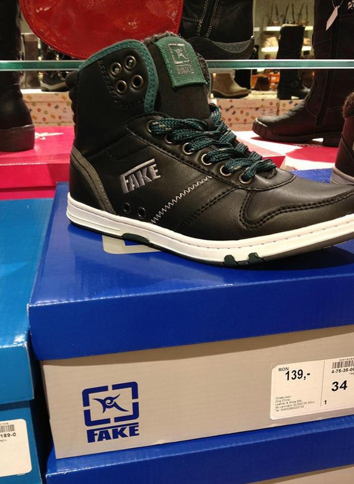 Fake - kad se ni ne trudiš da ti tenisice izgledaju original