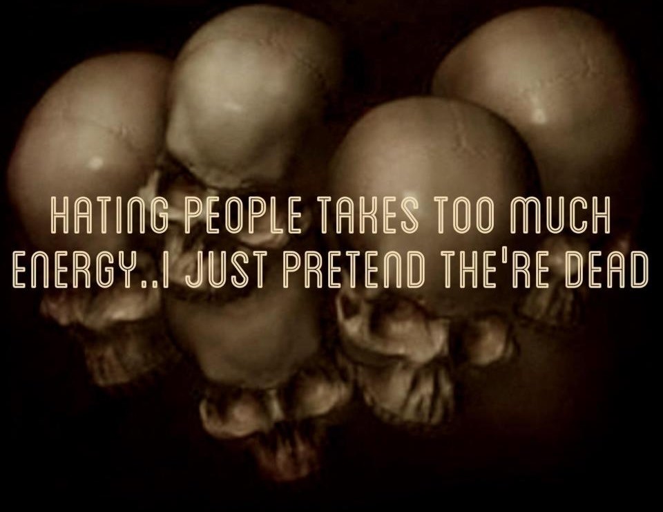 Mržnja troši previše energije