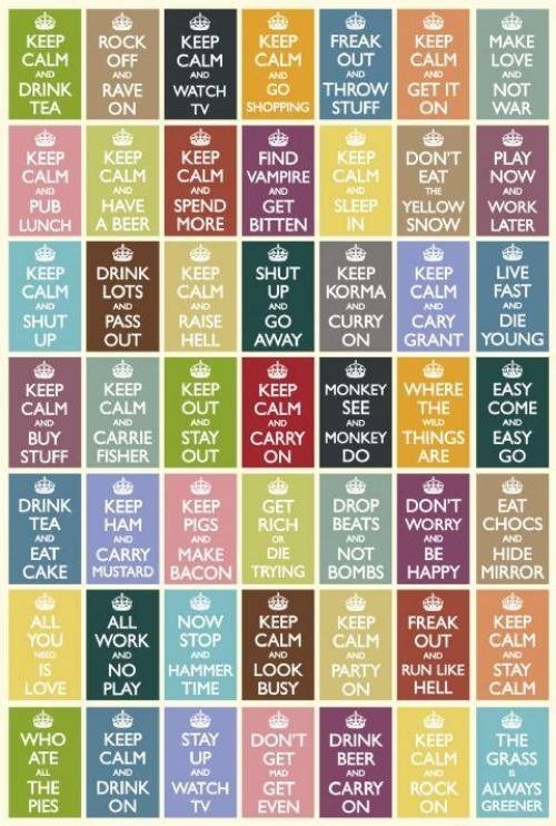 Generalno gledajući - samo treba ostati smiren