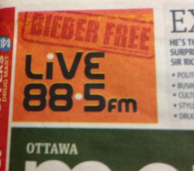 To se zove reklama - radio bez Justina Biebera, odmorite uši