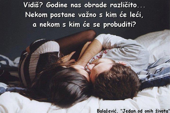 Je li važnije s kim ćeš leći ili uz koga se budiš?