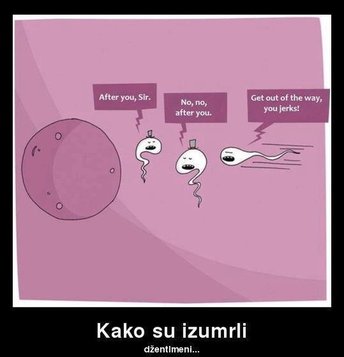 Džentlmeni sami krivi za izumiranje, idioti se množili