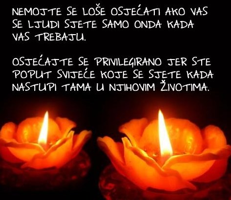 Sjete te se samo onda kad te trebaju?