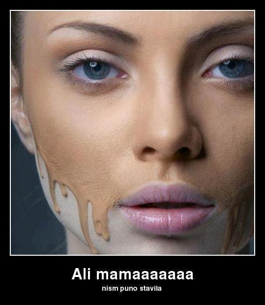 Mala se ne šminka puno, samo 10 minuta skidaš špahtlom