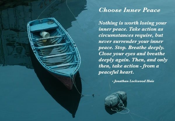 Ništa nije vrijedno gubitka tvog unutarnjeg mira