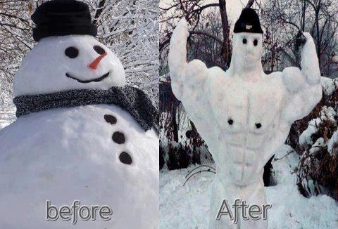 Snjegović čuo da su mišići u modi