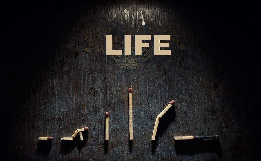 Životni vijek prikazan šibicama