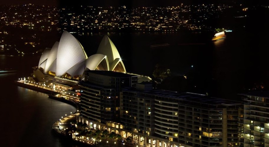 Pogled na prekrasni Sydney noću