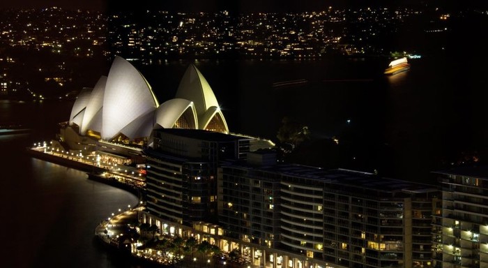 Pogled na prekrasni Sydney noću
