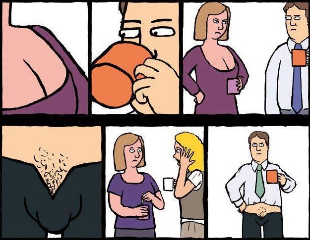 I on je odlučio izbaciti "dekolte"