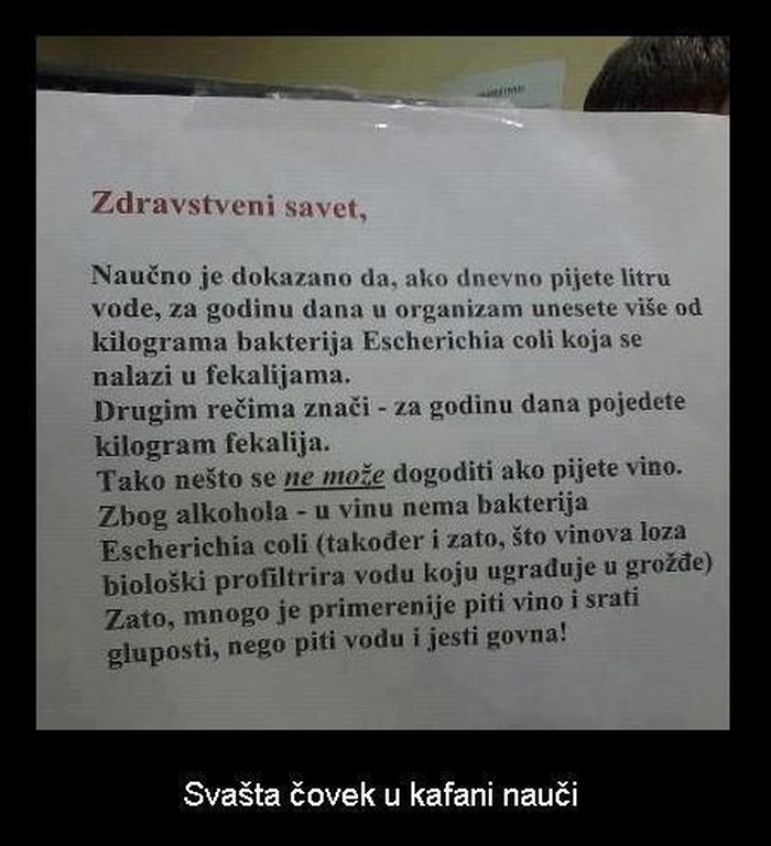 Alkoholom do zdravlja