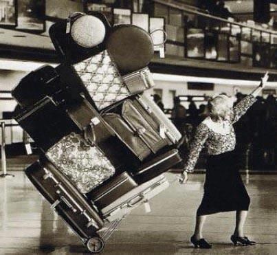 A ovo joj je oprema samo za prva tri dana odmora