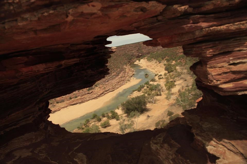 Priroda gradi prozore - nacionalni park Kalbarri, Australija