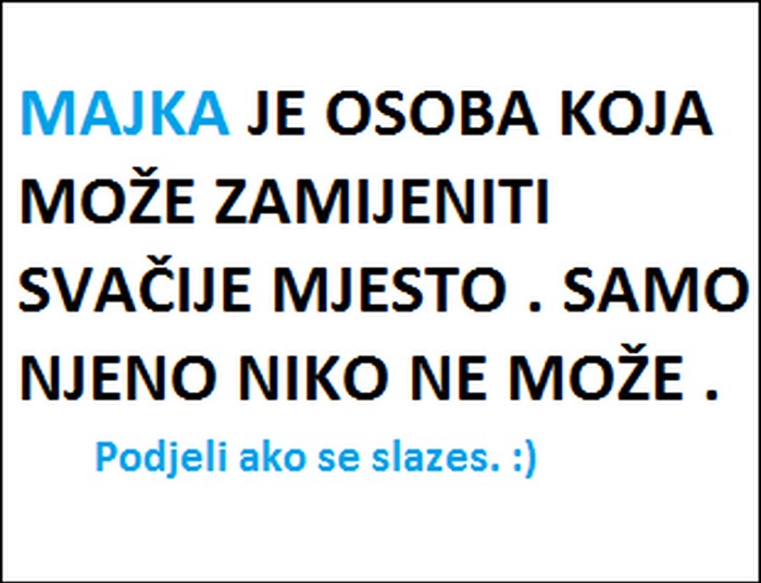 Samo je jedna mama