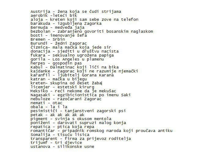 Ultimativni hrvatski rječnik :D