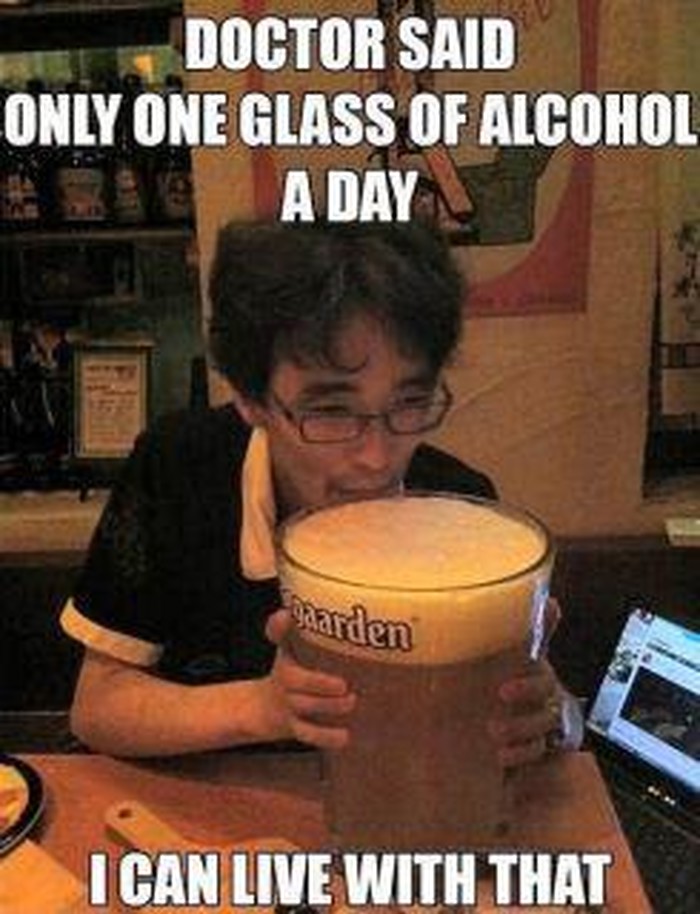 Samo jedna čaša alkohola dnevno? Ma može!