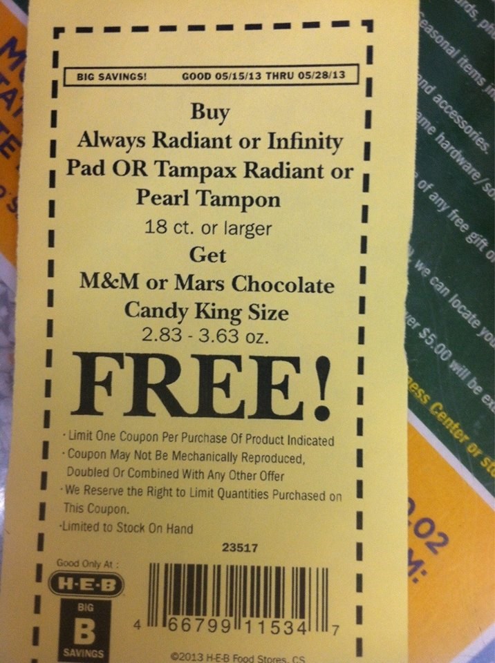 Marketing po PMS-u: Uz uloške i tampone besplatne čokolade