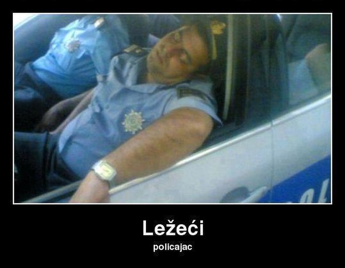 Ležeći policajci u akciji