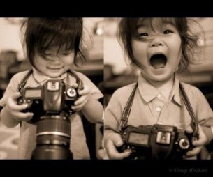 Preslatka curica već fotka k'o velika