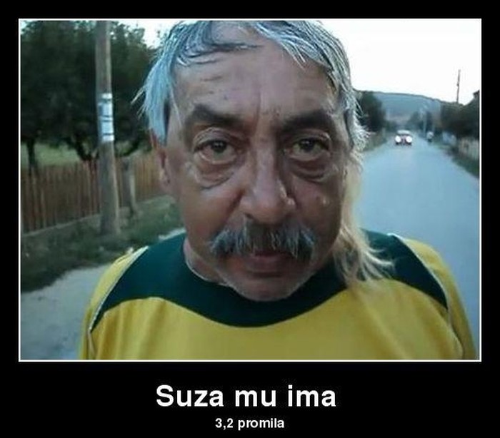 Ma kod njega u selu je 0,5 u zraku