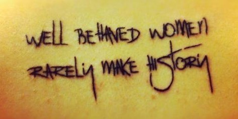 Dobre djevojke ne pišu povijest...