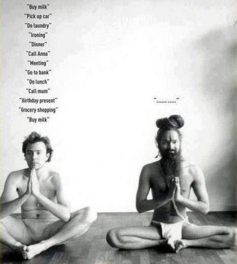 Jesi li u stanju ne misliti baš na ništa?