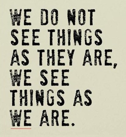 Ne gledaju svi na iste stvari jednako, sve ovisi o tebi